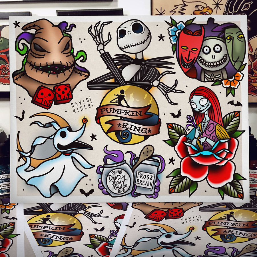 Nightmare Before Christmas Flash Sheet